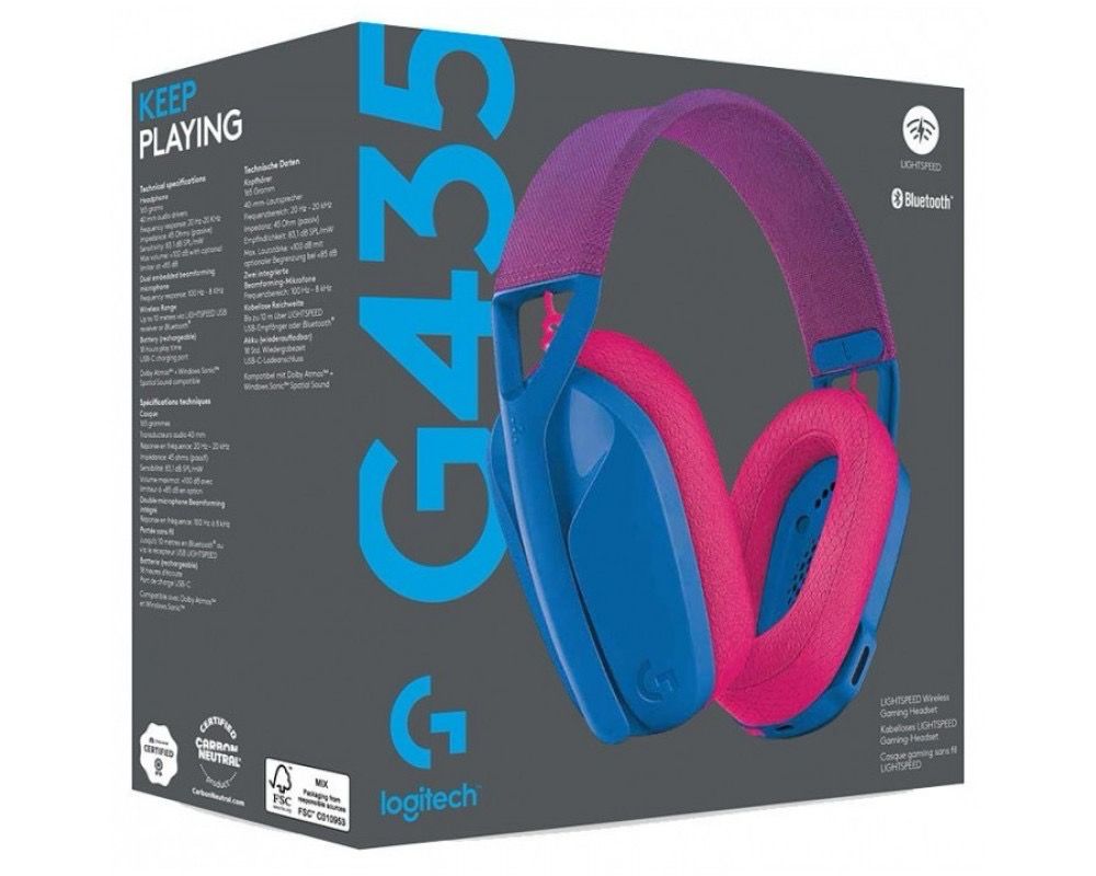 Logitech G435 LIGHTSPEED Wireless Gaming Headset