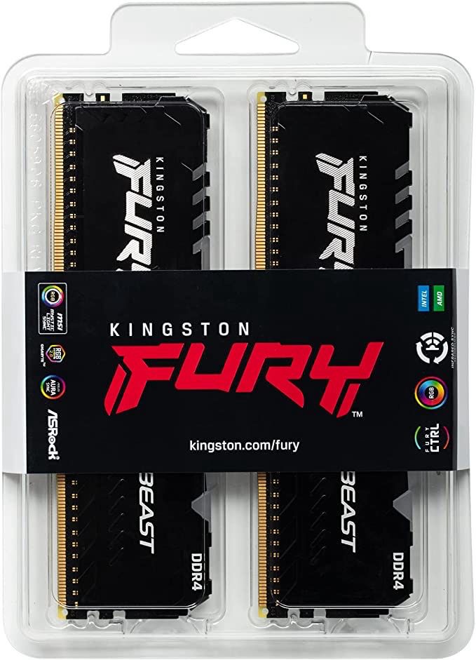 KindSton Fury 3200hz DDr4 8*2 16 G