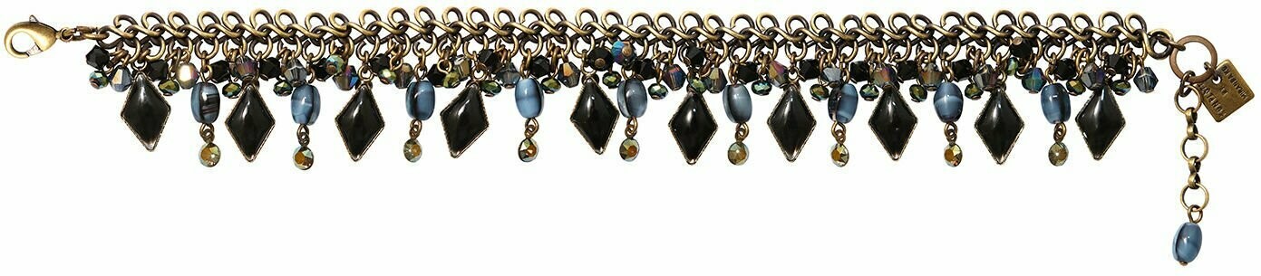 Konplott Armband "Arabic Nights" schwarz / tiefblau