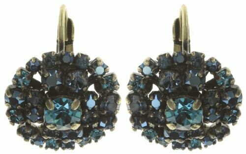 Konplott Ohrringe "Ballroom" multi blau/türkis