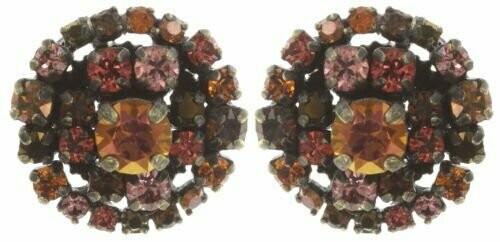 Konplott Ohrringe "Ballroom" orange/rose/fuchsia