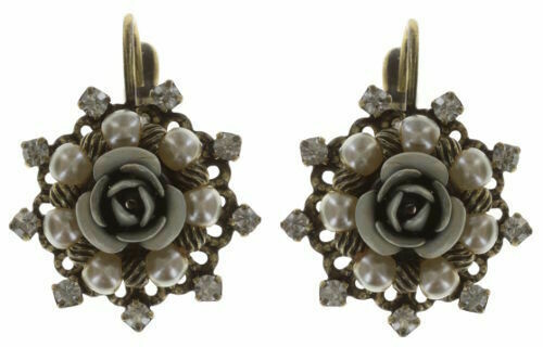 Konplott Ohrringe "Petit Four Dentelle" silber/gold