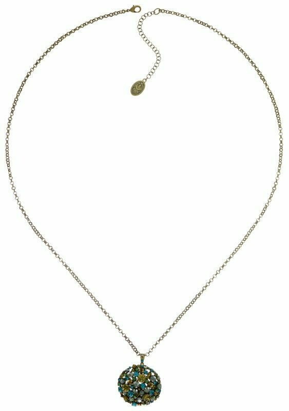 Konplott Kette lang "Ballroom" khaki/grün