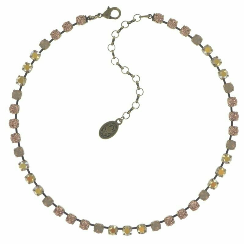 Konplott Kette "Colour Snake" beige/braun