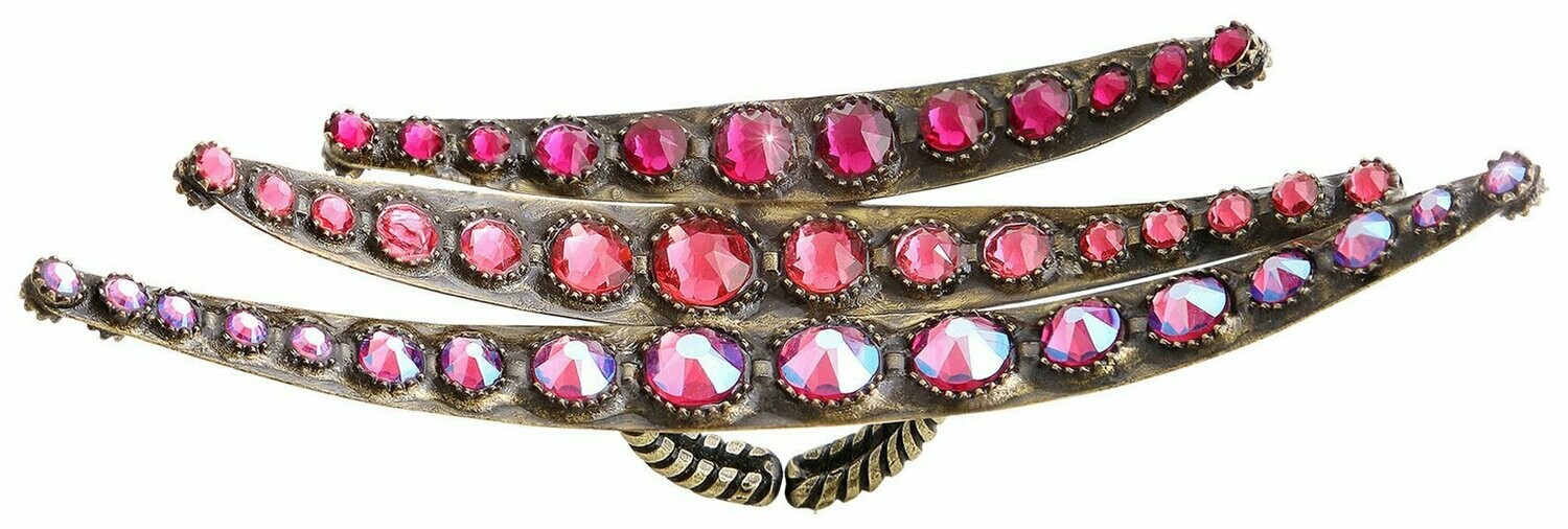 Konplott Ring "Global Glam De Luxe" pink/lila