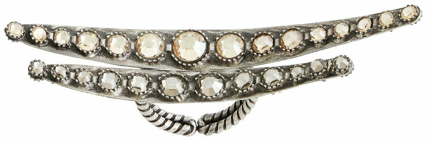 Konplott Ring "Global Glam De Luxe" weiß - creme