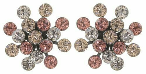 Konplott Ohrringe "Magic Fireball" rose/champagner  21 mm