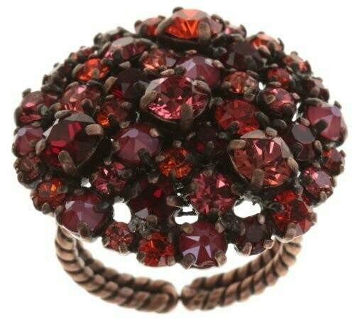 Konplott Ring "Ballroom" rot/orange