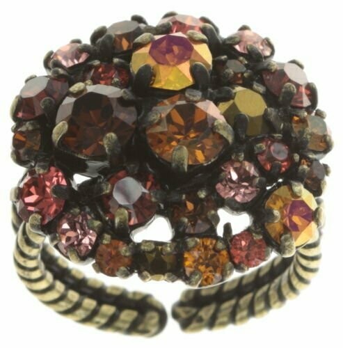 Konplott Ring "Ballroom"orange/rose/braun