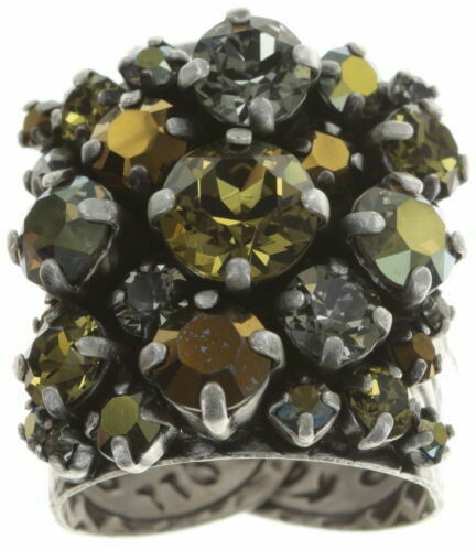 Konplott Ring "Ballroom" brown/green