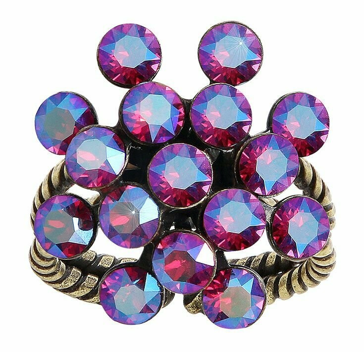 Konplott Ring "Magic Fireball" shiny pink-lila