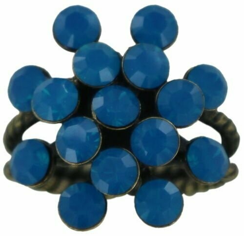 Konplott Ring "Magic Fireball" blau opal
