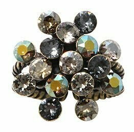 Konplott Ring "Magic Fireball" grün/grau