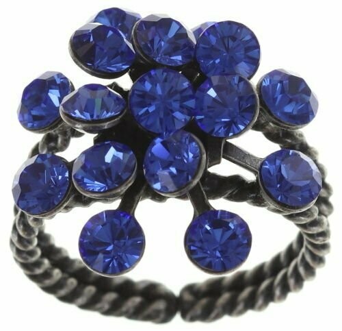 Konplott Ring "Magic Fireball" Royalblau