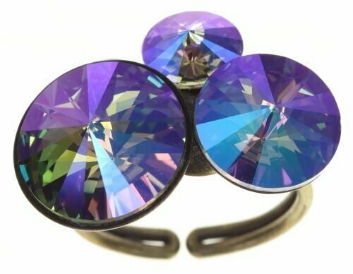 Konplott Ring "Rivoli" lila vitrail