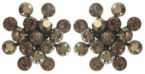 Konplott Ohrringe "Magic Fireball" multi braun 21 mm