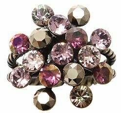 Konplott Ring "Magic Fireball" beere/light rose/braun