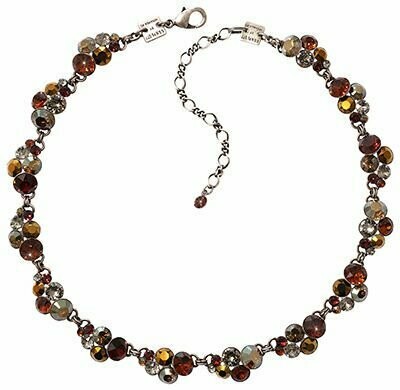 Konplott Kette "Petit Glamour" multi braun/grau