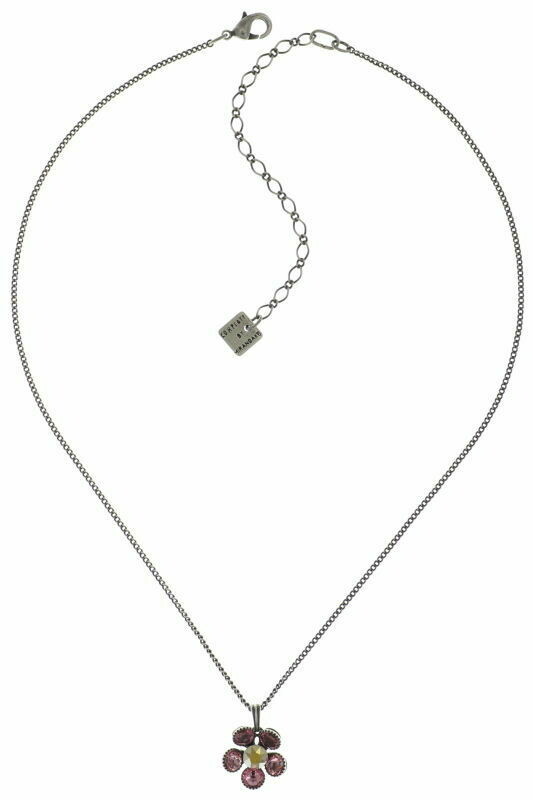 Konplott Kette  "Lost Garden" rosa/beige