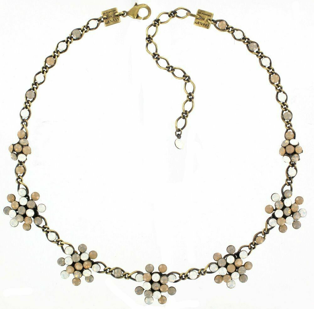 Konplott Collier "Magic Fireball" beige/weiß opal