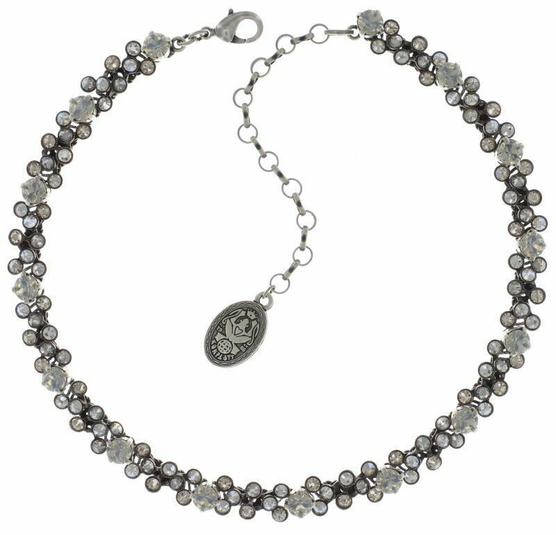 Konplott Kette  Choker" Caviar Treasure" weiß