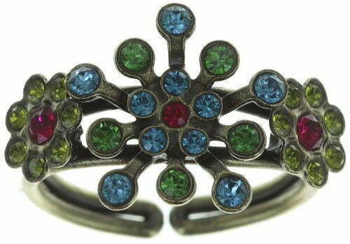 Konplott Ring "Lost Garden" dark multi