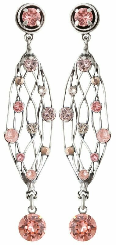 Konplott Ohrringe Konplott Ohrringe "Cages" multi rose