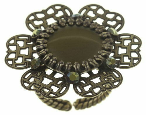 ​Konplott Ring "Flower Shadow" grün