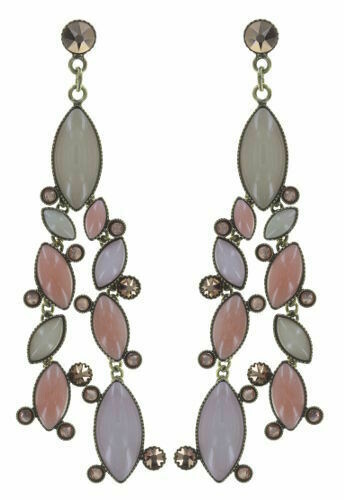 Konplott Ohrringe Konplott Ohrringe "Dance with Navette" beige/rose