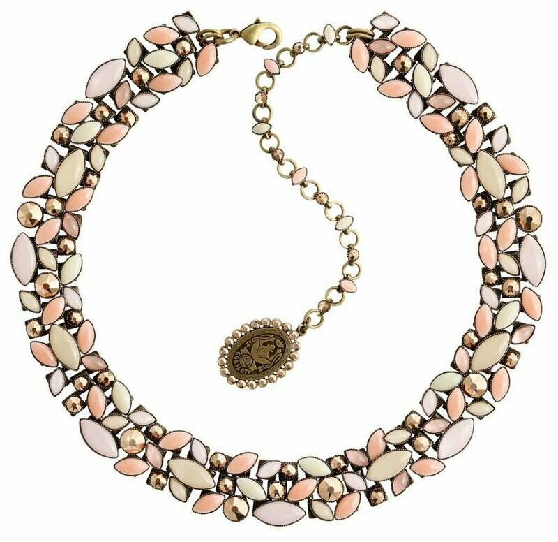 Konplott Kette Konplott Kette "Dance with Navette" rose/beige