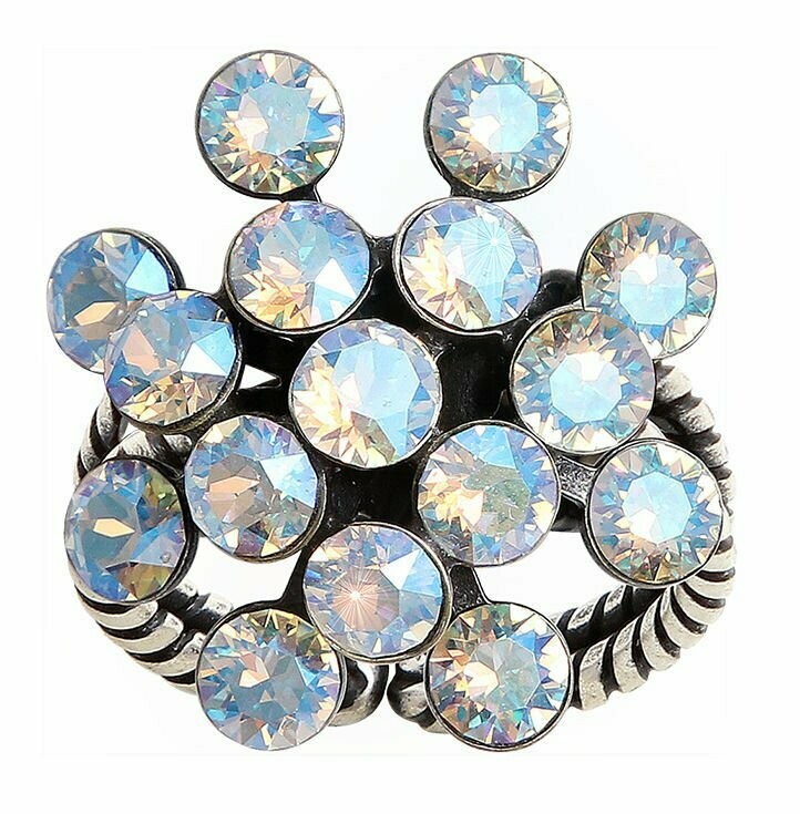 Konplott Ring "Magic Fireball" weiß-beige shiny