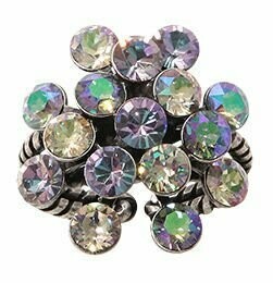 Konplott Ring "Magic Fireball" Gelb, Lila