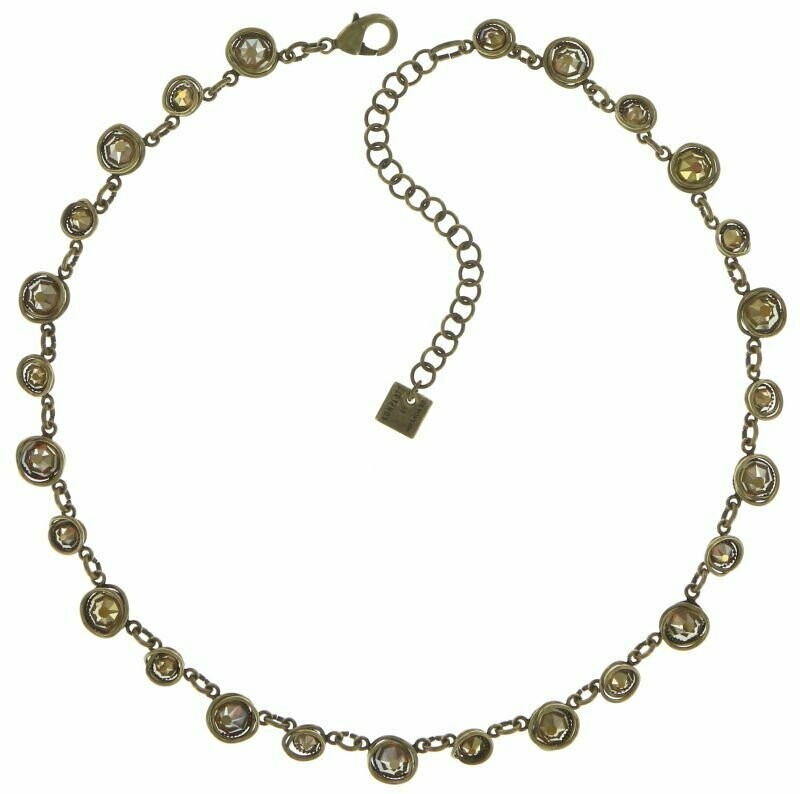 Konplott Kette "Sparkle Twist" braun leicht Cognac