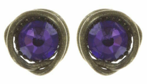 Konplott Ohrringe "Sparkle Twist" lila