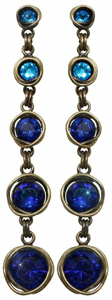 Konplott Ohrringe "Sparkle Twist" blau-lila