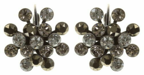 Konplott Ohrringe "Magic Fireball" grau,braun