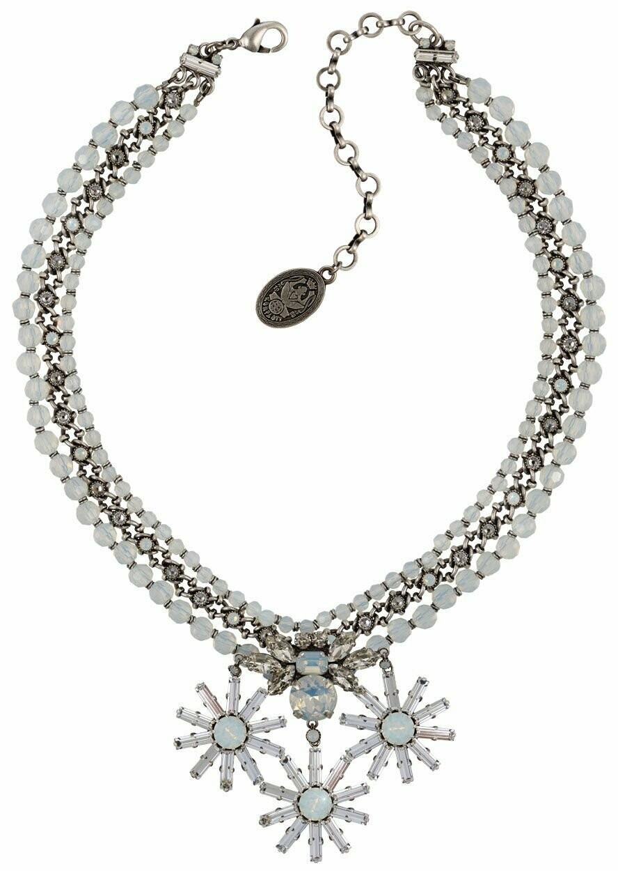 Konplott Kette "Spider Daisy" weiß