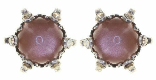 Konplott Ohrringe "Country Spring" rose/beige