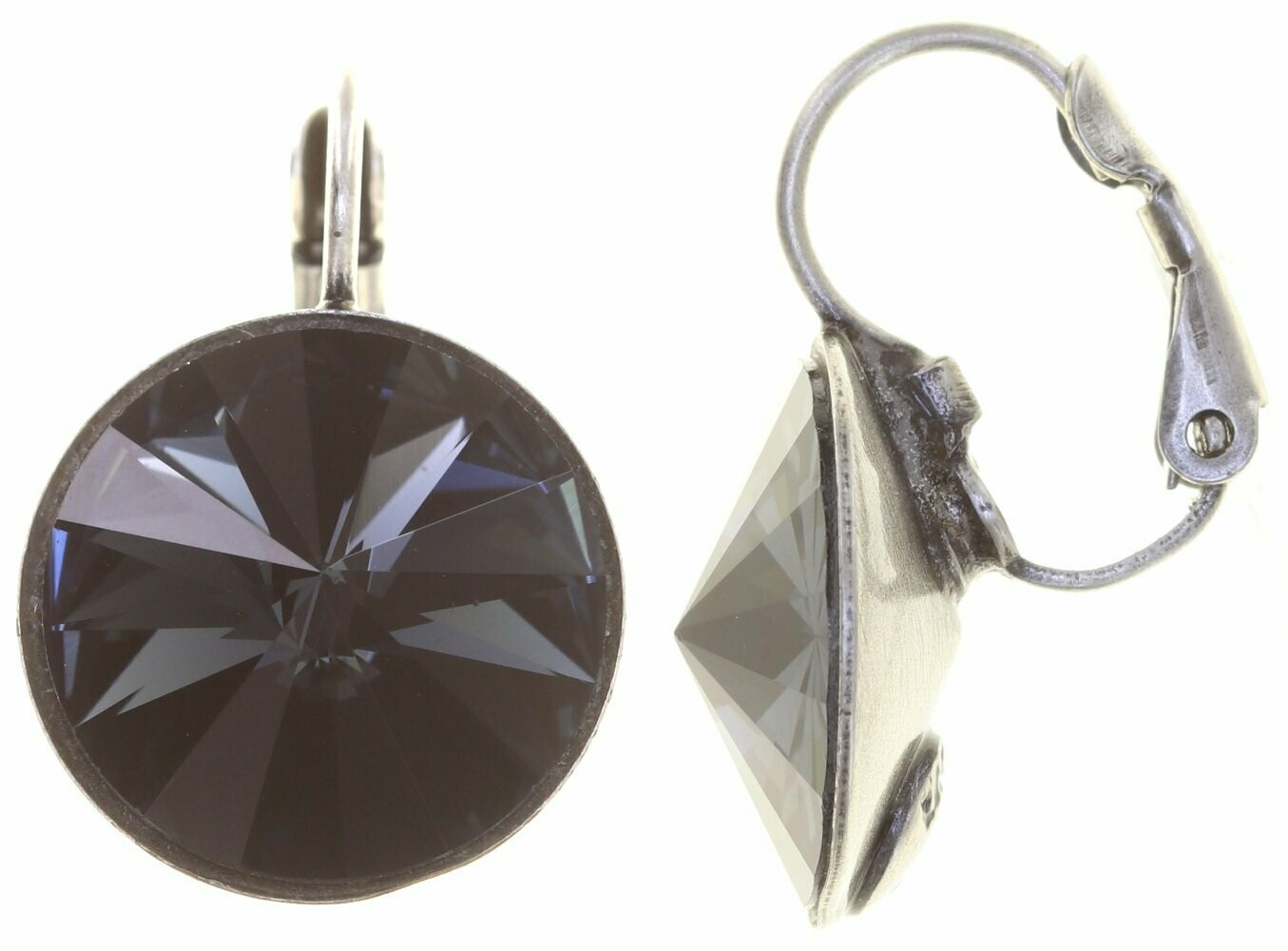 Konplott Ohrringe "Rivoli" black/grau