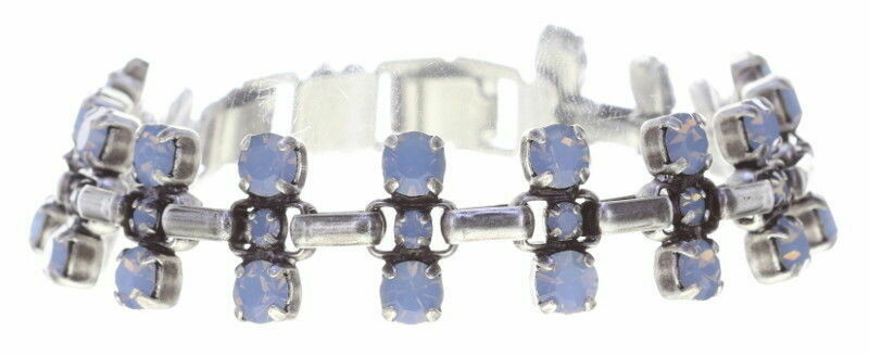 Konplott Armband "Industrial" hellblau-opal