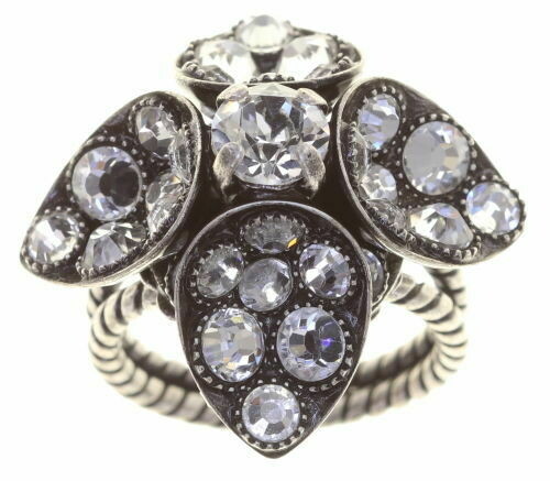 ​Konplott Ring "Tears of Joy" weiß