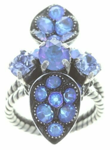 ​Konplott Ring "Tears of Joy" blau