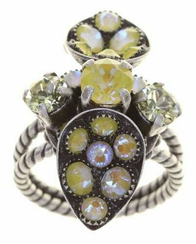 Konplott Ring "Tears of Joy" gelb