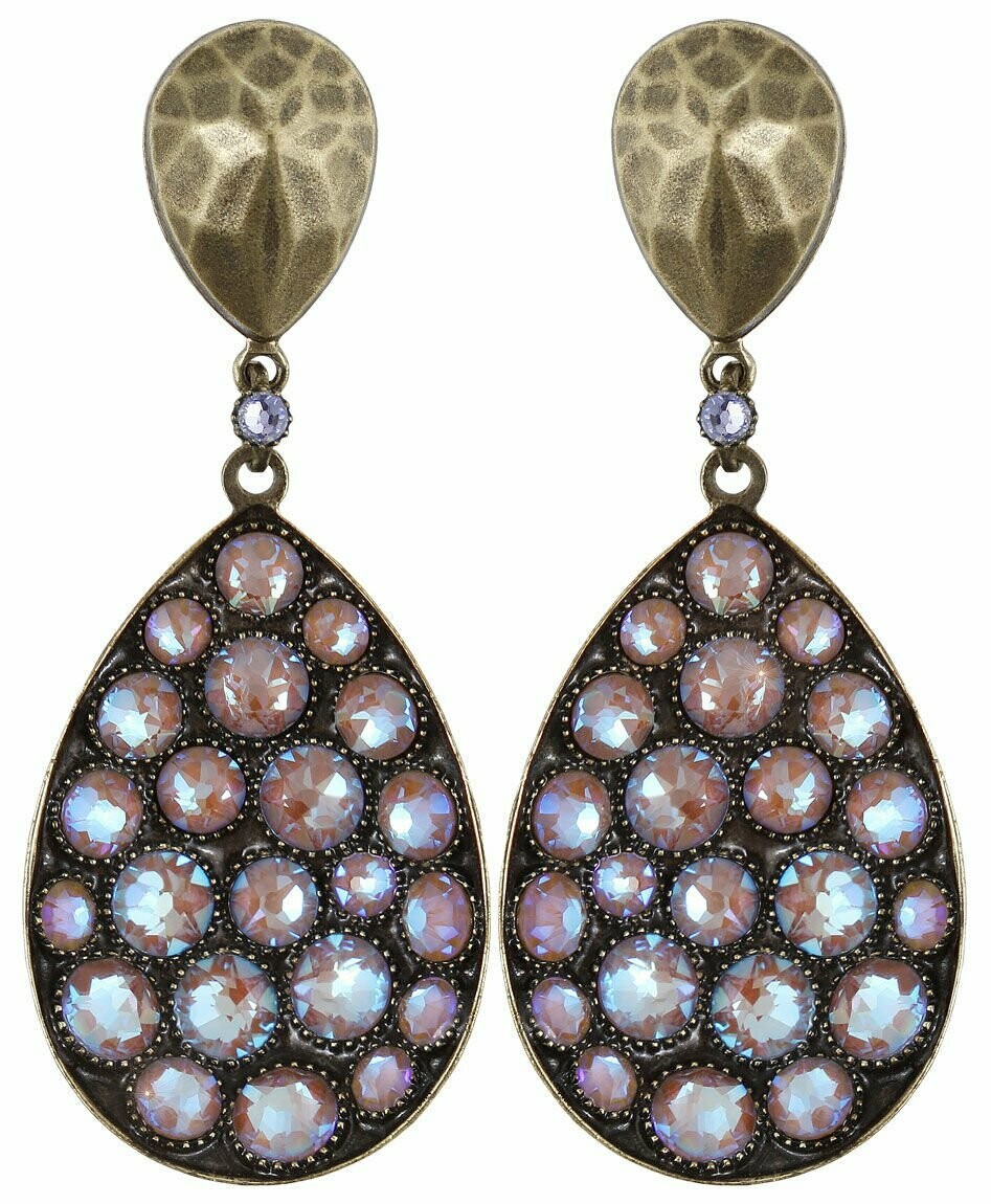 ​Konplott Ohrringe "Tears of Joy" (braun) - eher beige/blau shiny