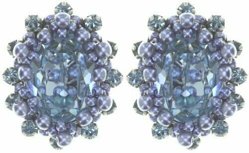 ​Konplott Ohrringe "Kaleidoscope Illusion" blau
