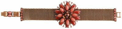 Konplott Armband "Lotus Flower" kupfer/rot/braun/rose