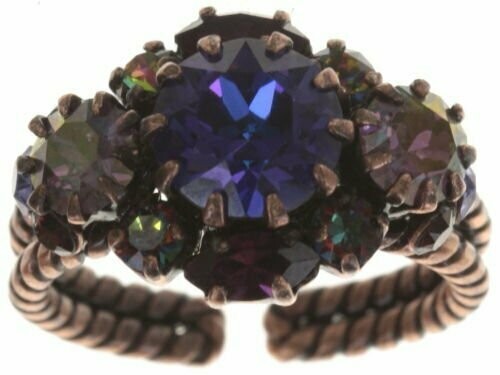 Konplott Ring "Fiancee" Kupfer/lila
