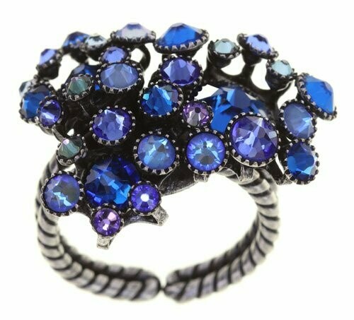 Konplott Ring "Alien Caviar" Blau
