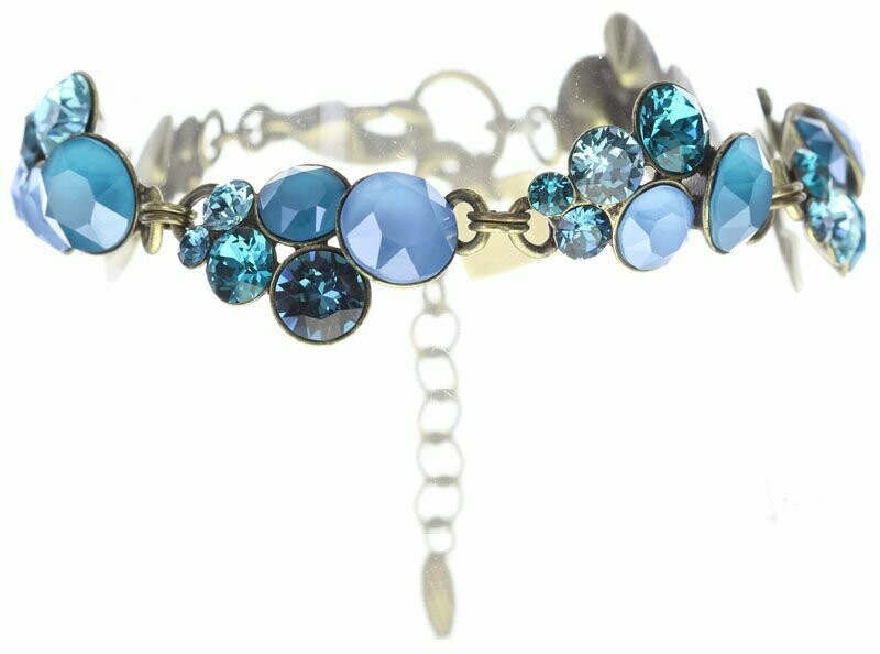 Konplott Armband "Petit Glamour" Blau , grünblau