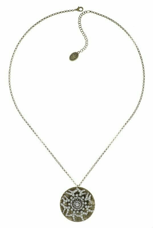 Konplott Kette lang "Soul of Thorns" Daylight - weiß/beige